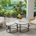 Ivy Bronx Jakesha Stone Top Nesting Coffee Table & Reviews | Wayfair